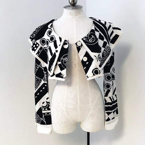 Vintage 90s 6 Linen Art Print Hip Hop 2 Piece Set - Picture 8 of 16